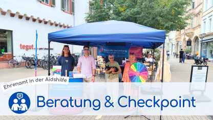 Ehrenamt: Beratung und Checkpoint