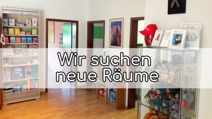 Symbolbild: Wir suchen neue Räume