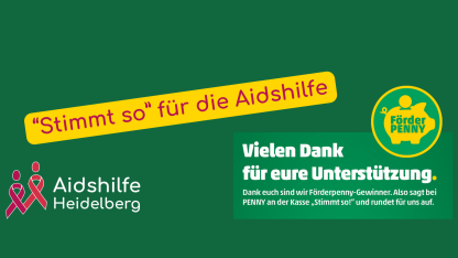 Infografik: "Stimmt so" für die Aidshilfe. Danke für eure Unterstützung!