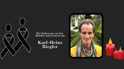 Wir halten uns an den H&auml;nden und trauern um Karl-Heinz Riegler 19.11.1962 - 04.03.2026