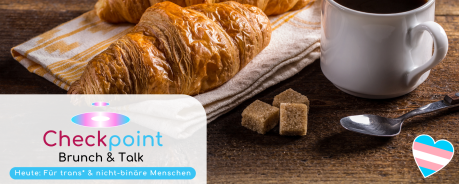 Infografik: Checkpoint und Brunch für trans und nicht-binäre Menschen
