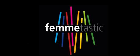 Logo von "femmetastic", dem Präventionsprojekt für Frauen der Aidshilfe Baden-Württemberg.