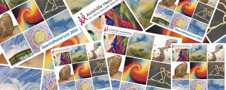 Header: Collage aus dem Titelbild des Geschäftsberichts 2023