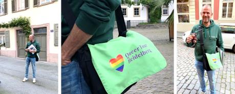 Collage von Bildern von Steffen Schmid und seiner QueerTour.