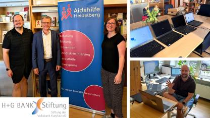 Collage Spende H+G Bank Stiftung
