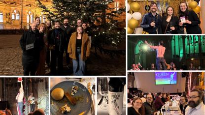 Collage von der Queen Dinner-Show, zu der wir eingeladen wurden.