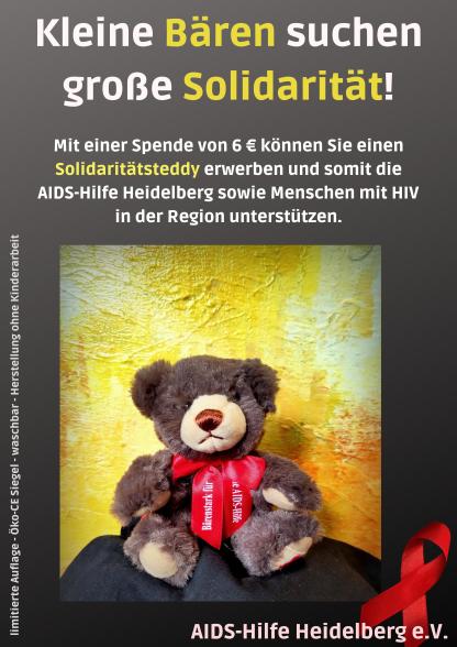 Flyer der Solidaritätsteddies 2022