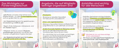 Infografiken zur F&ouml;rdermitgliedschaft