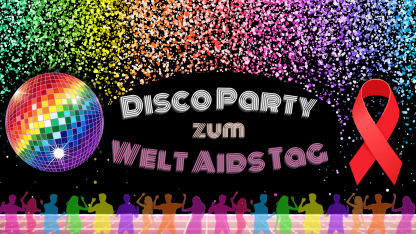 Infografik: Disco Party zum Welt-Aids-Tag