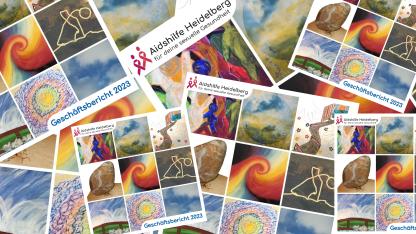 Header: Collage aus dem Titelbild des Geschäftsberichts 2023