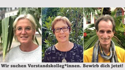 Wir suchen Vorstandskolleg*innen. Bewirb dich jetzt!