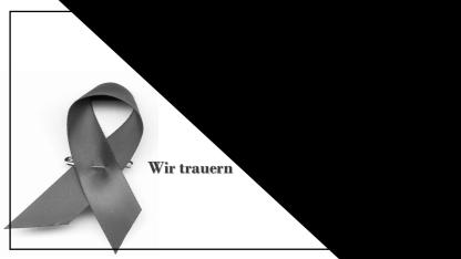 Wir trauern